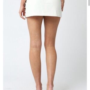 White Mini Skirt